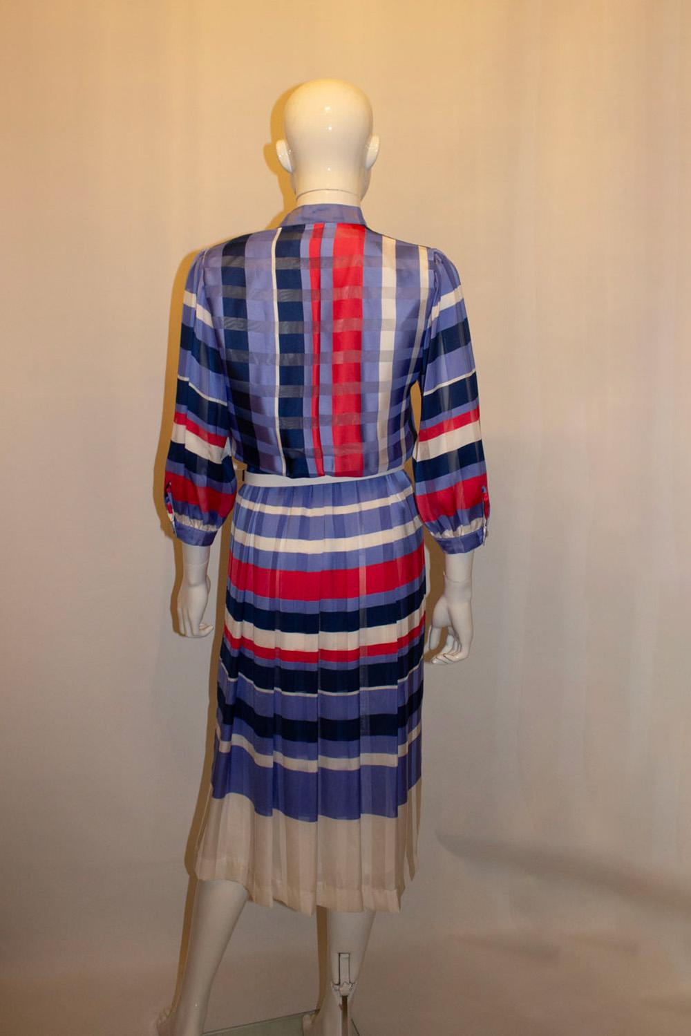 Women's Vintage Fink Model Dress with changeable Collar For Sale