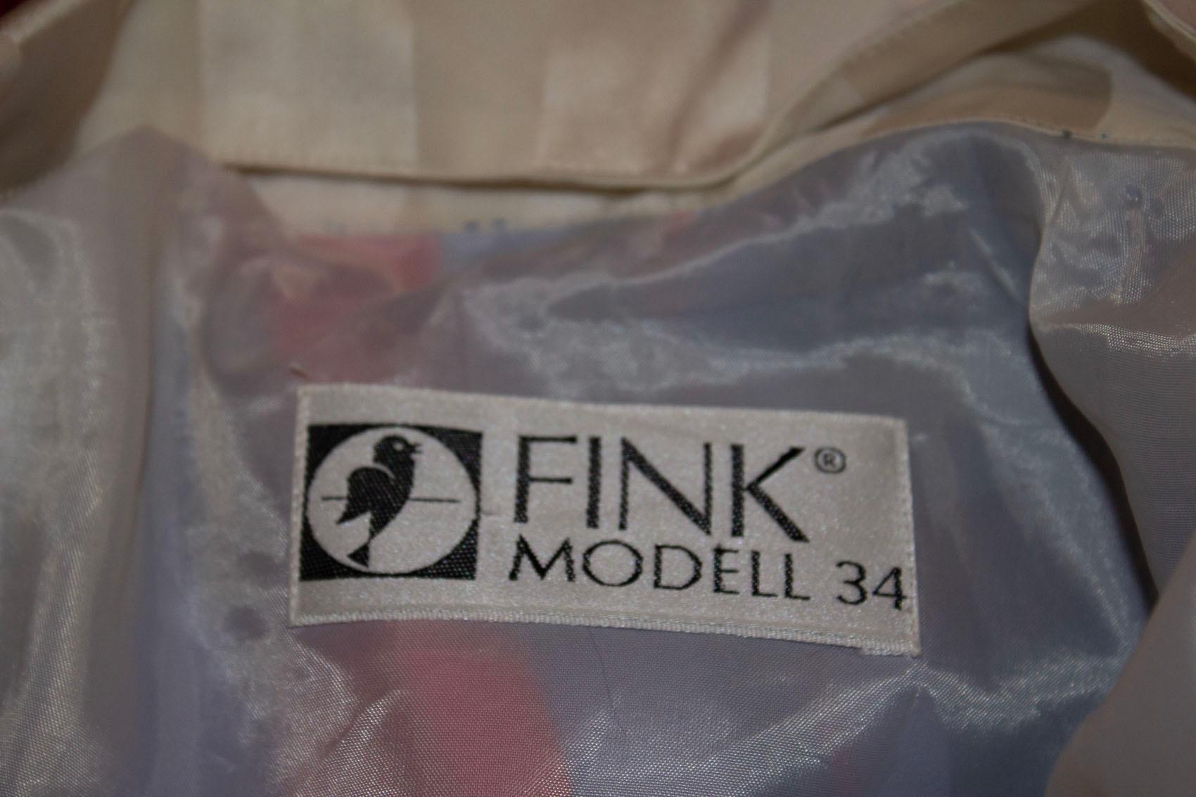 Vintage Fink Model Dress with changeable Collar For Sale 2