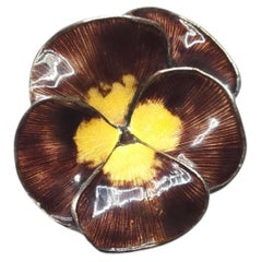 Broche vintage de esmalte noruego Finn Jensen 1950