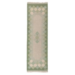 Vintage Finnish Flatweave Rug, Signed ILS Alestalon Mattokutomo Oy
