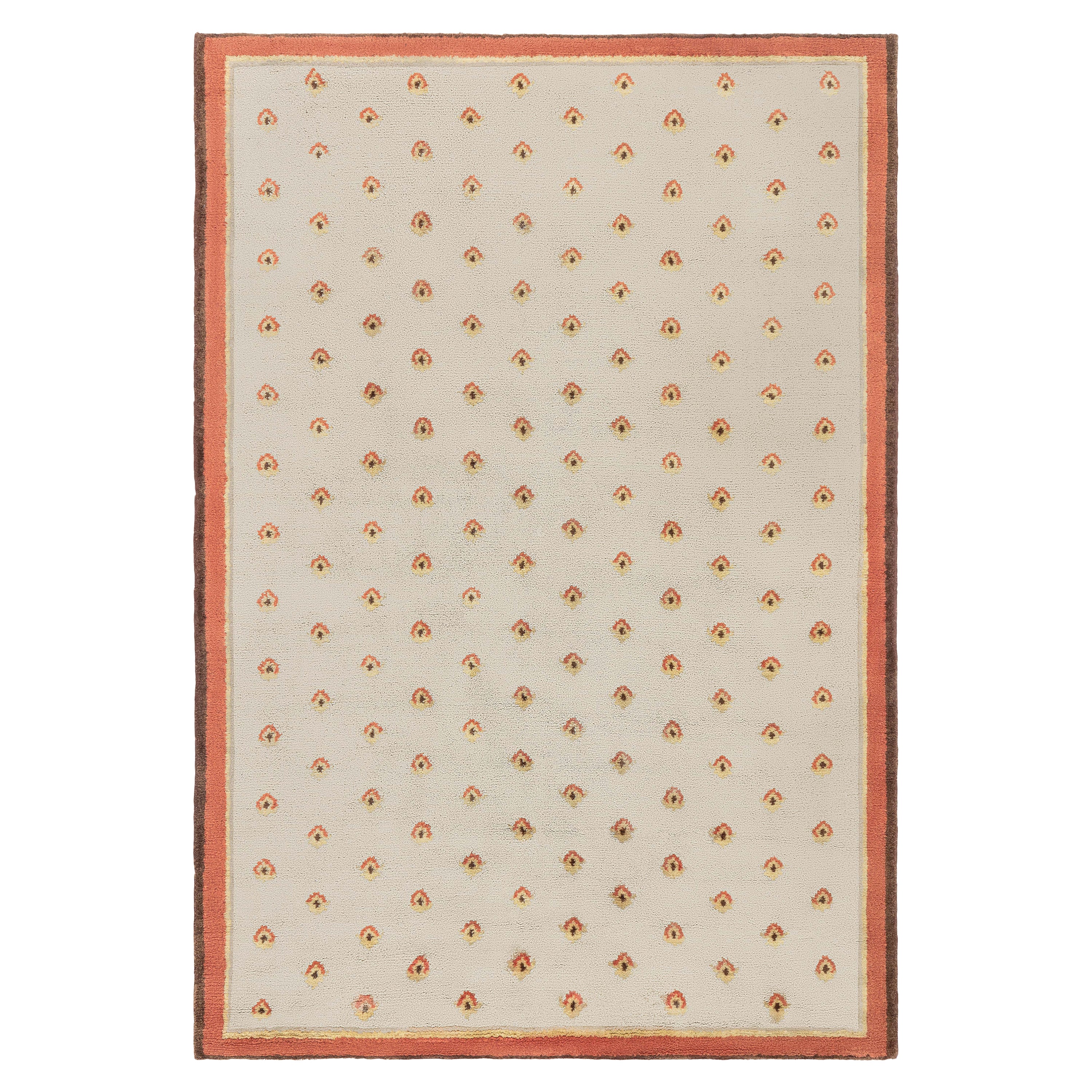 Vintage Finnish Hand-Knotted Wool Pile Rug, Doris Leslie Blau