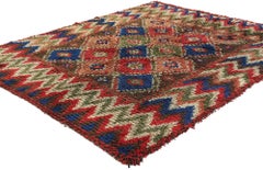 Vintage Finnish Rya Ryijy Rug