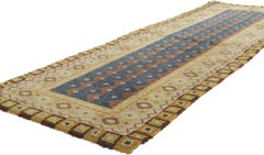 Vintage Finnish Rya Ryijy Rug with Scandinavian Modern Style