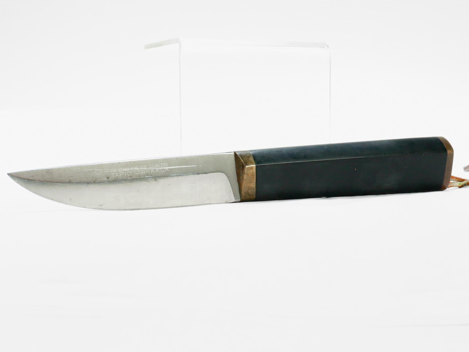 Couteau et fourchette vintage finlandais Tapio Wirkkala pour Hackman Puukko en vente 5