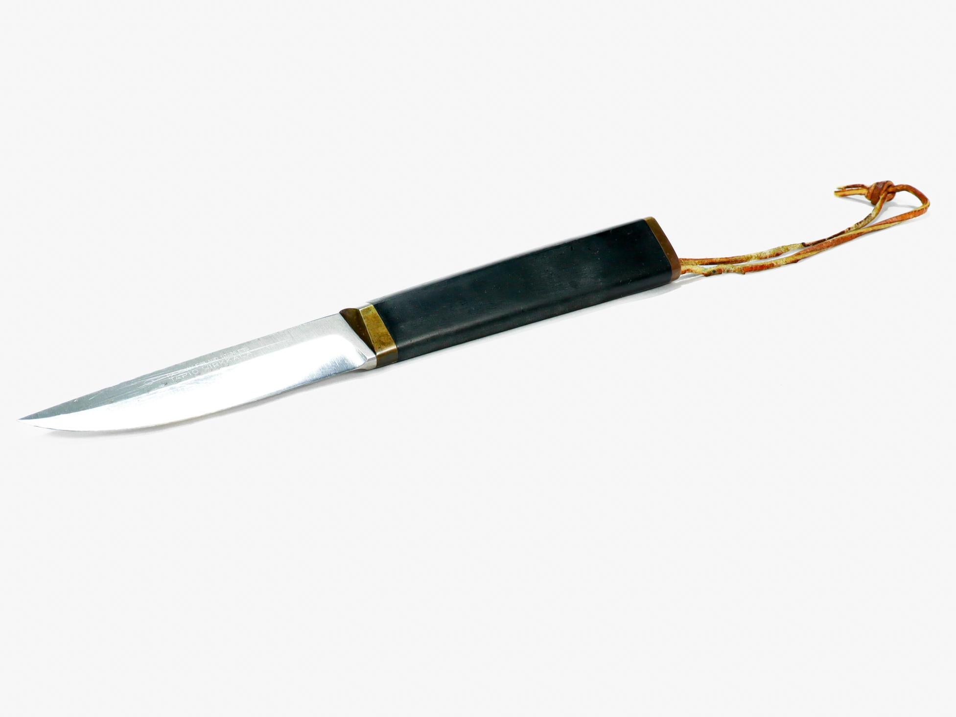 Finlandais Couteau et fourchette vintage finlandais Tapio Wirkkala pour Hackman Puukko en vente
