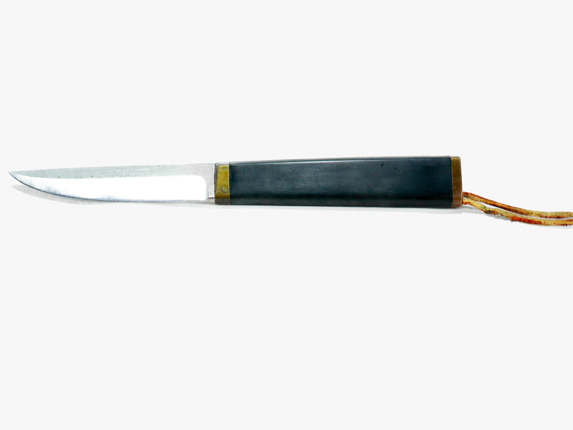 Couteau et fourchette vintage finlandais Tapio Wirkkala pour Hackman Puukko Bon état - En vente à Philadelphia, PA