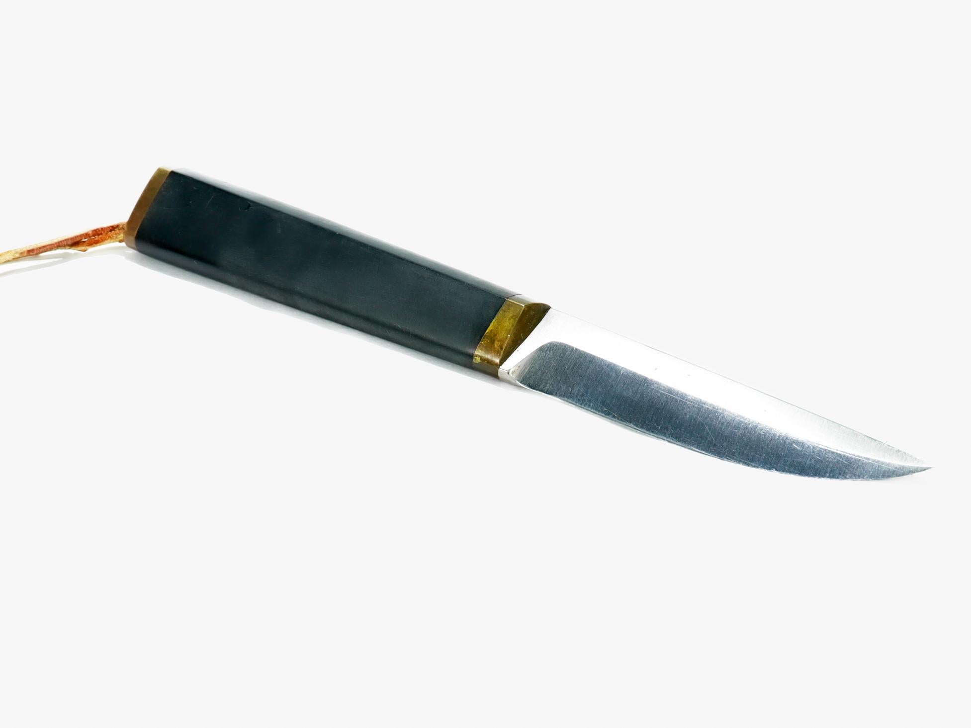 20ième siècle Couteau et fourchette vintage finlandais Tapio Wirkkala pour Hackman Puukko en vente