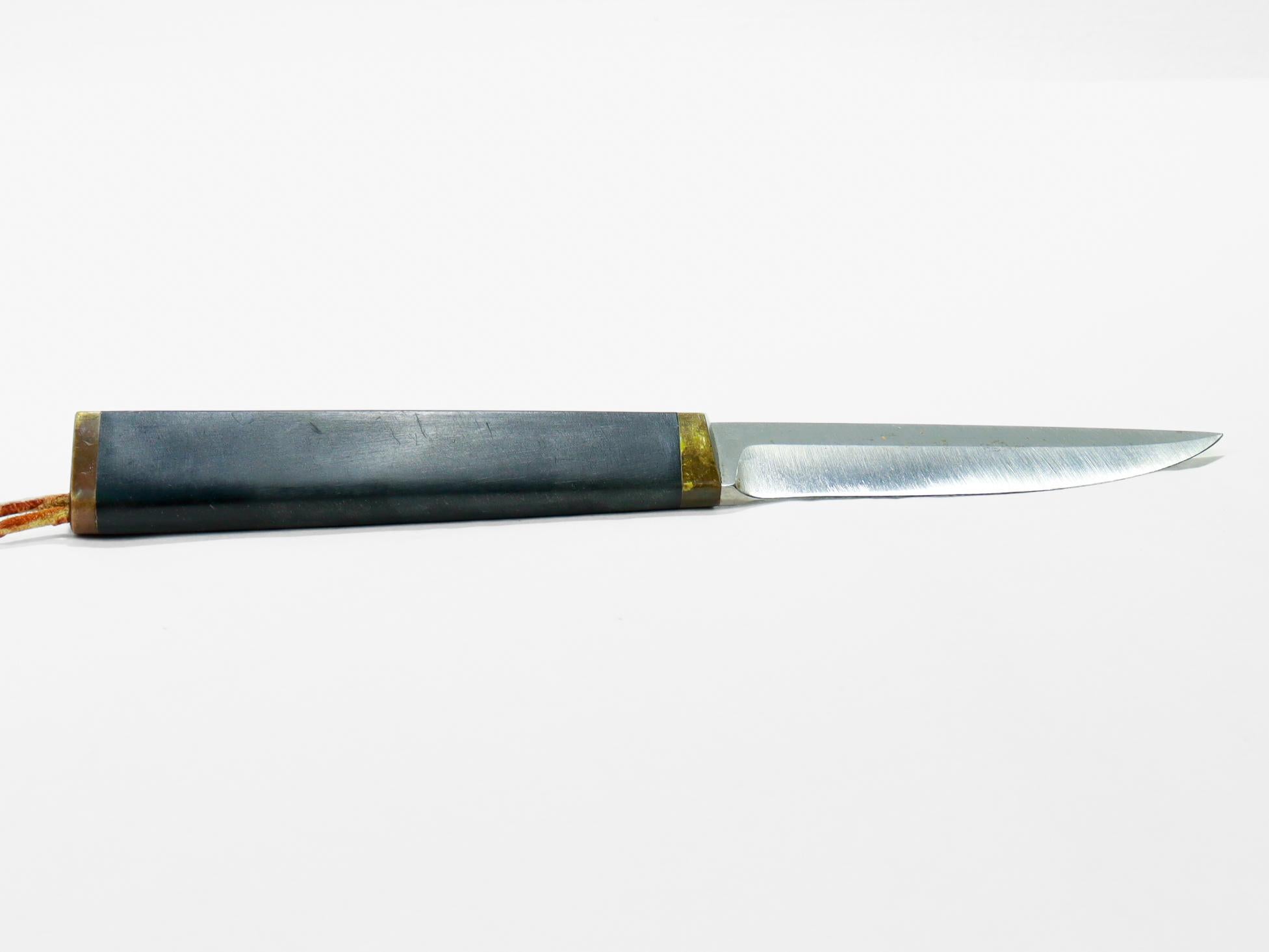 Couteau et fourchette vintage finlandais Tapio Wirkkala pour Hackman Puukko en vente 1