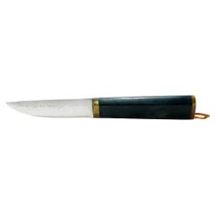 Vintage finlandés Tapio Wirkkala para Hackman Puukko Cuchillo y funda