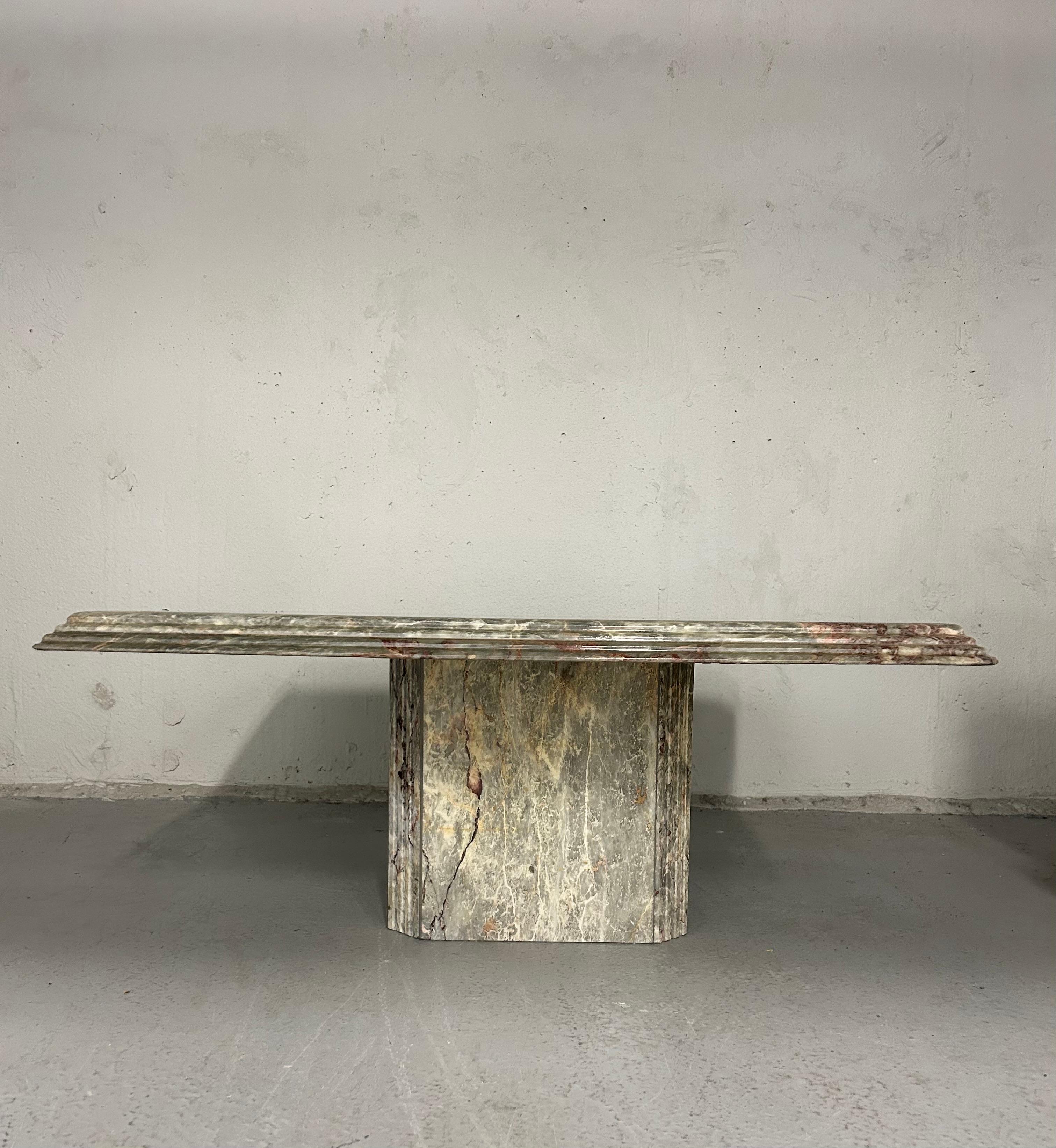 Late 20th Century Vintage Fior di Pesco Marble Coffee Table