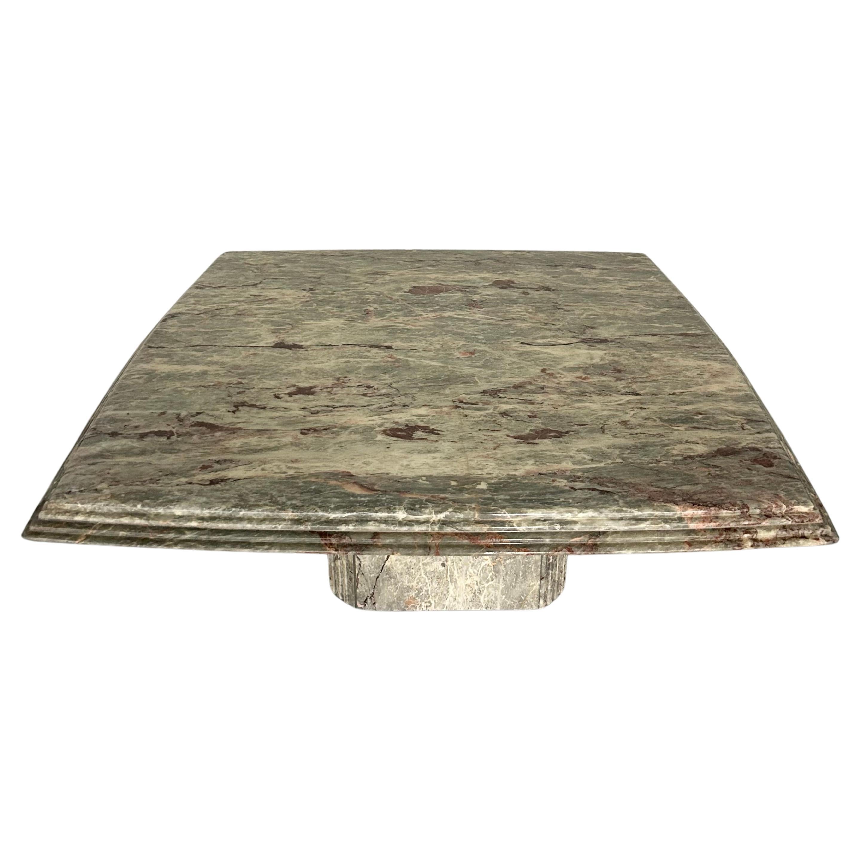 Vintage Fior di Pesco Marble Coffee Table