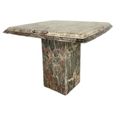Vintage Fior di Pesco Marble Side Table