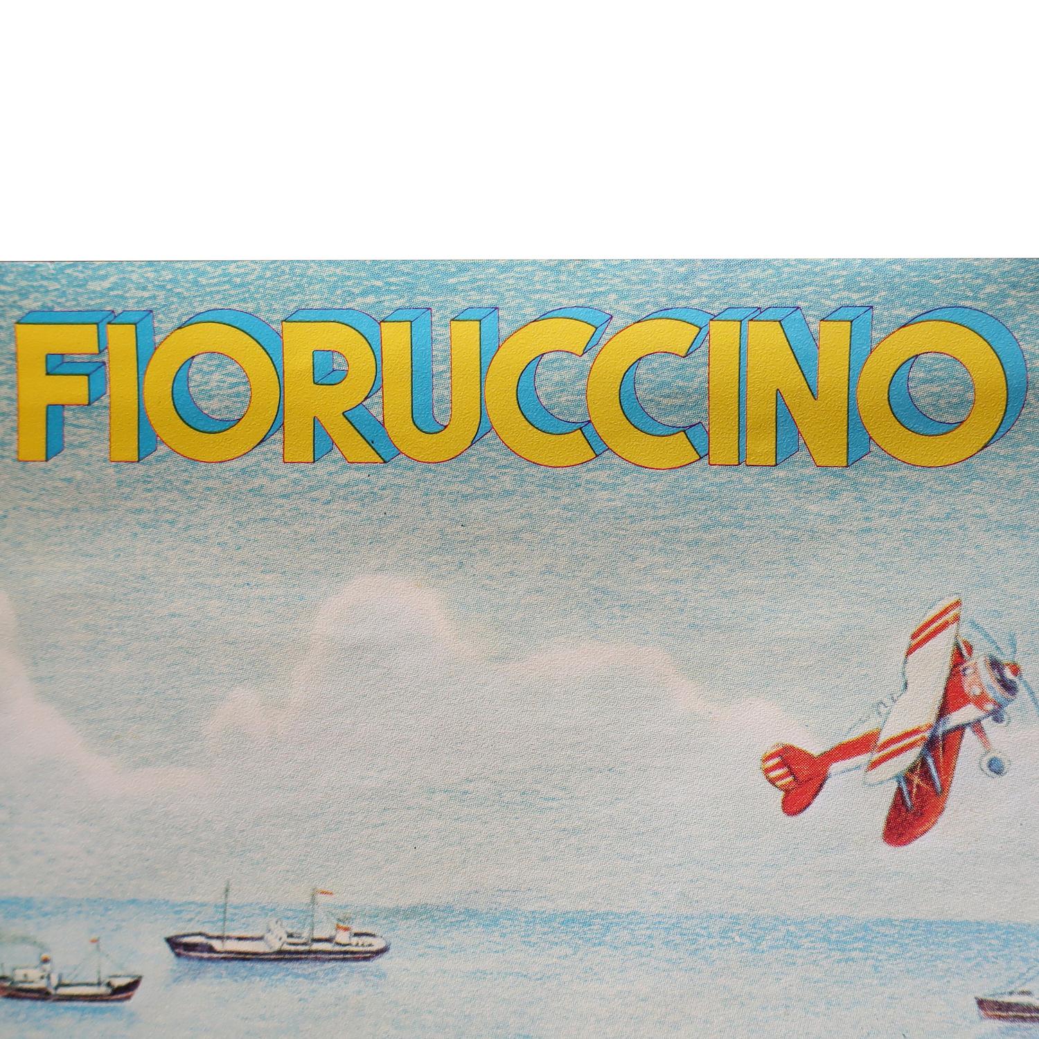 Paper Vintage Fiorucci “Fioruccino” Illustrated Poster 1979 For Sale