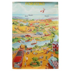 Antique Fiorucci “Fioruccino” Illustrated Poster 1979