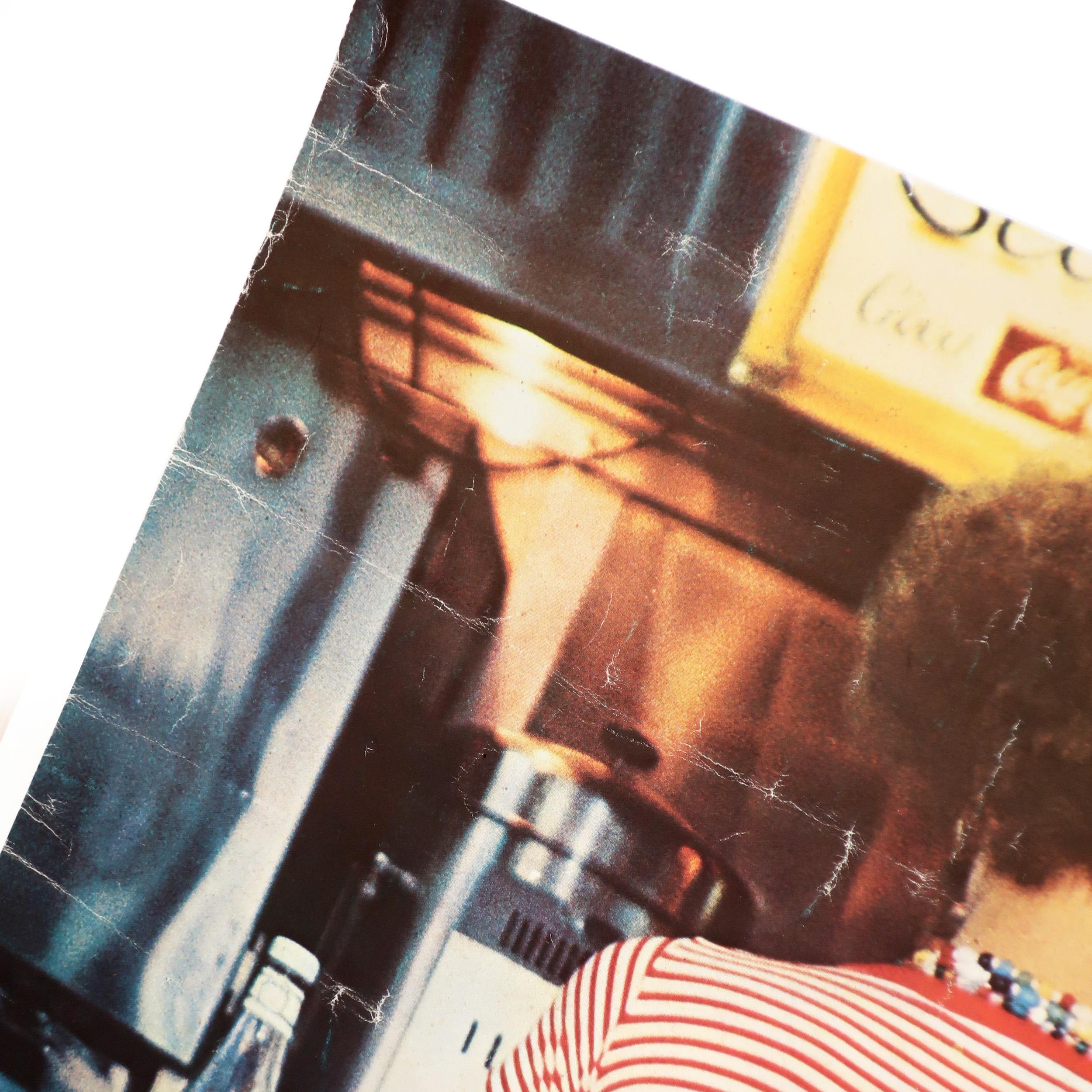 Post-Modern Vintage Fiorucci Striped Shirt Jeans at Diner Poster, '1982'