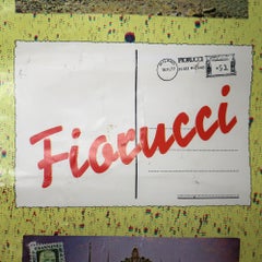 Vintage Fiorucci Travel Postcard Collage Poster 1979