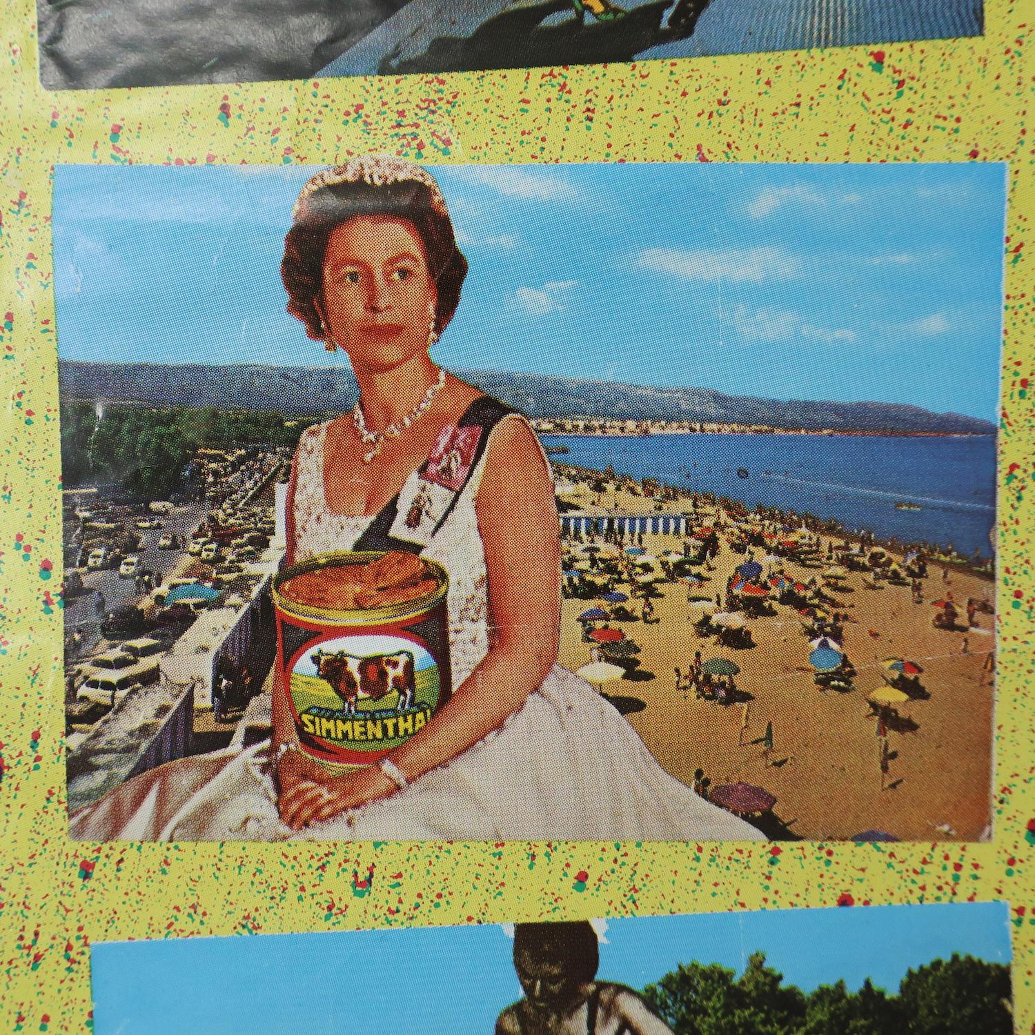 Vintage Fiorucci Reiseplakat, Collage-Poster, Vintage, 1979 (Postmoderne) im Angebot