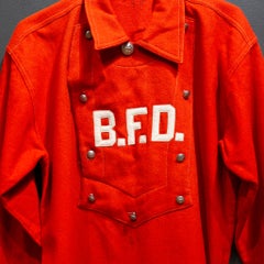 Vintage Fireman's Bib Shirt c.1930