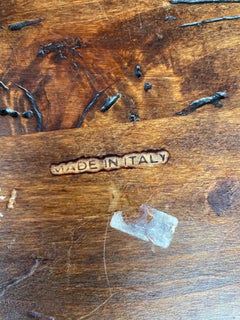 Vintage Firenze Italian Large Wood Serving Tray