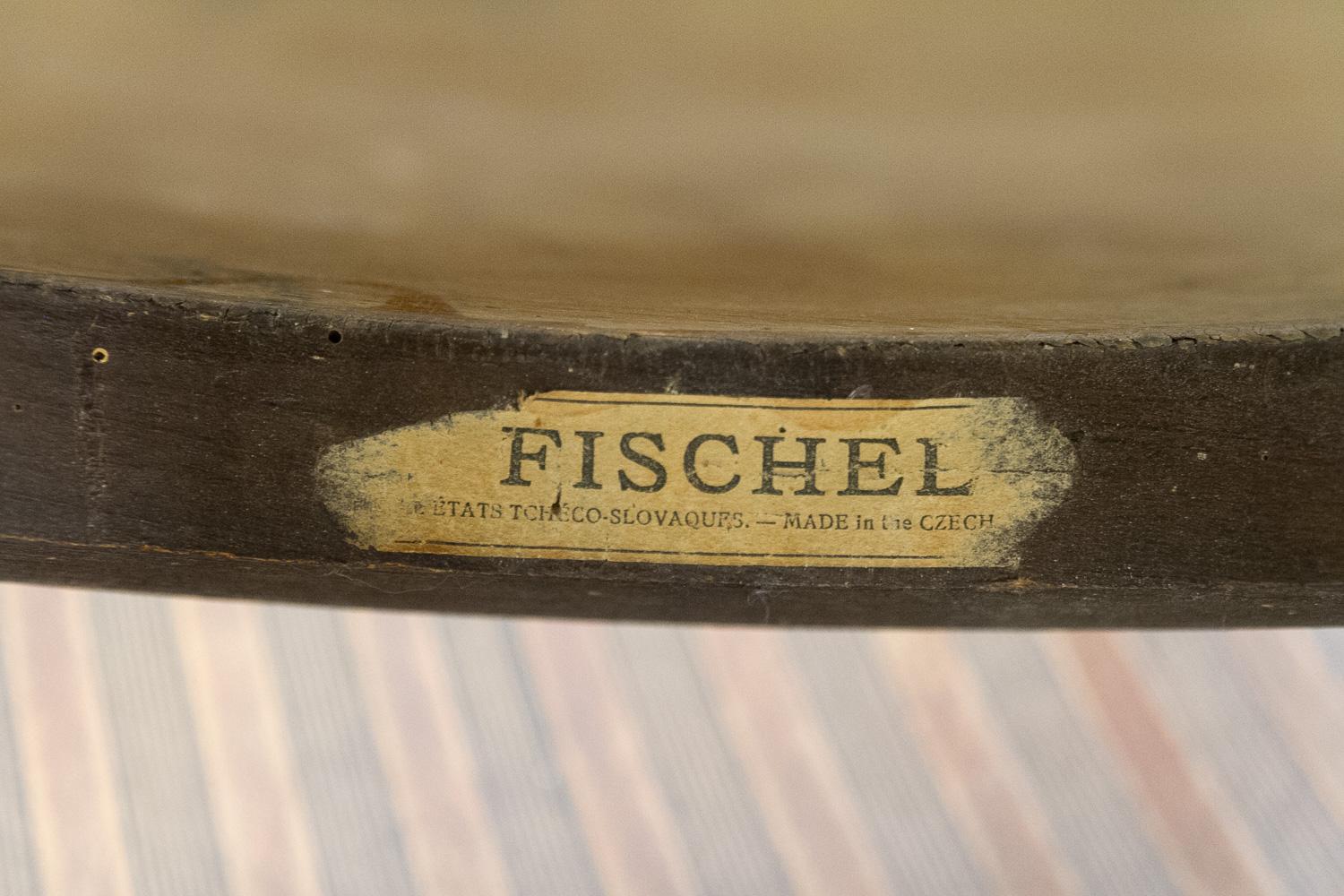 Vintage Fischel Bentwood Bistro Chairs, 1920s. Set of 6. For Sale 2