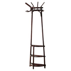 Portacappelli d'epoca Fischel in legno di bentwood