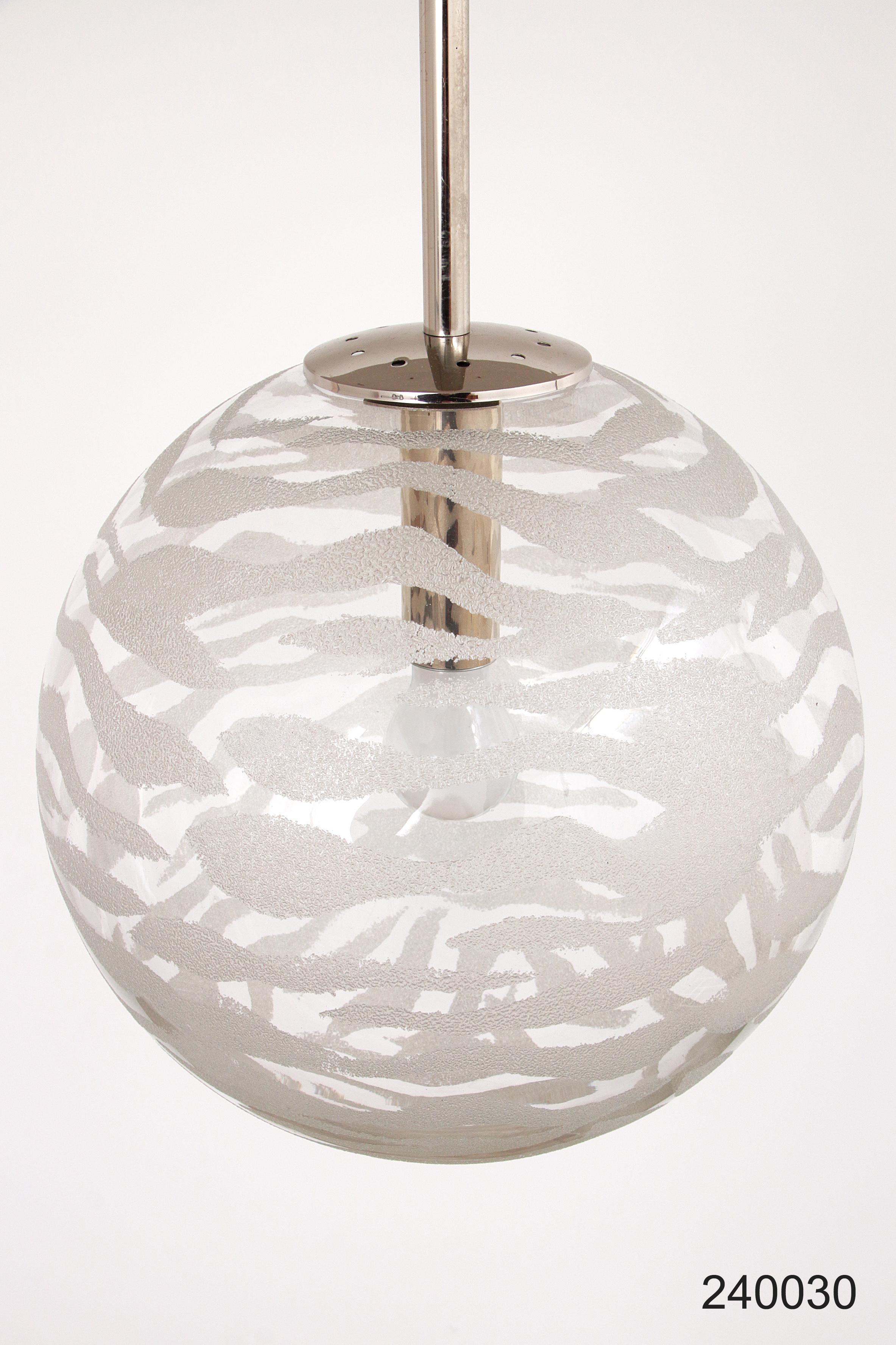 Lampe suspendue Vintage Fischer Leuchten - Eclairage d'ambiance des années 1970 en vente 6