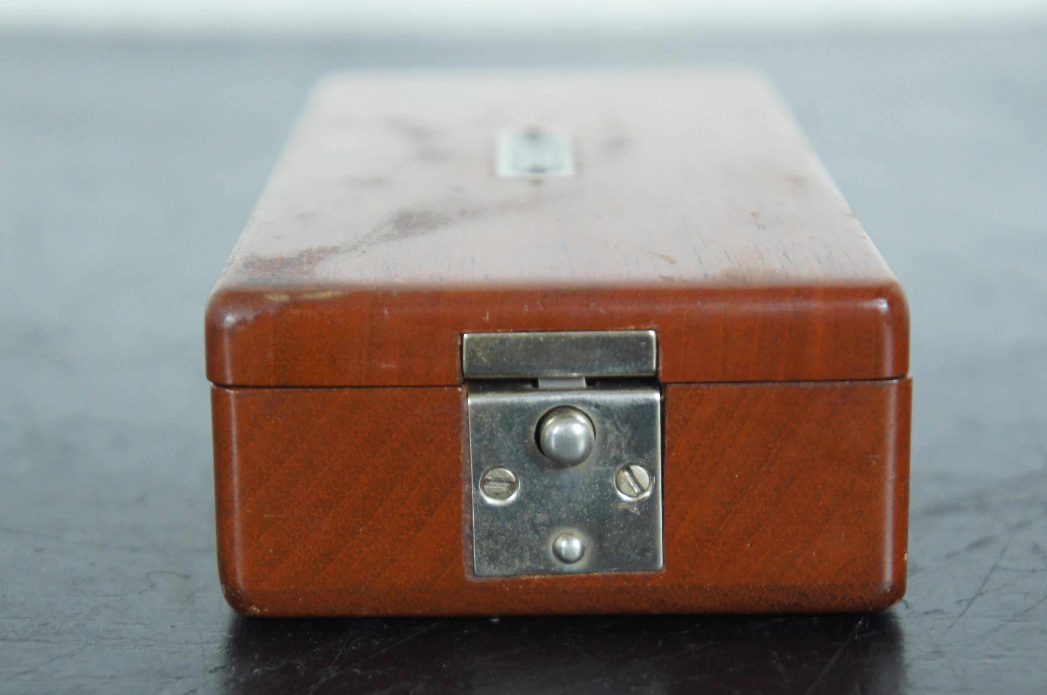 Vintage Fisher Scientific Co Mini Apothecary Portable Scale Balance in Box  3
