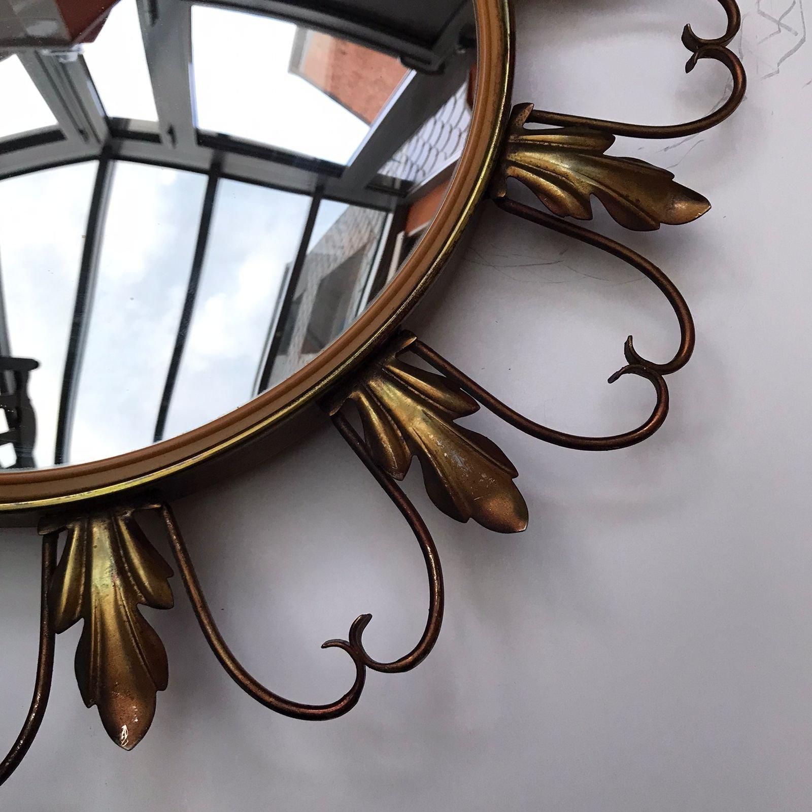 Belgian Vintage Fisheye Mirror For Sale
