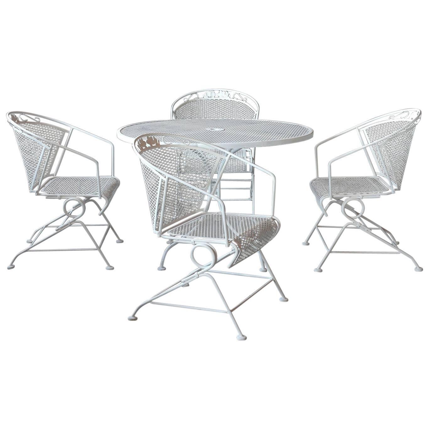 Vintage Five-Piece Patio Dining Set