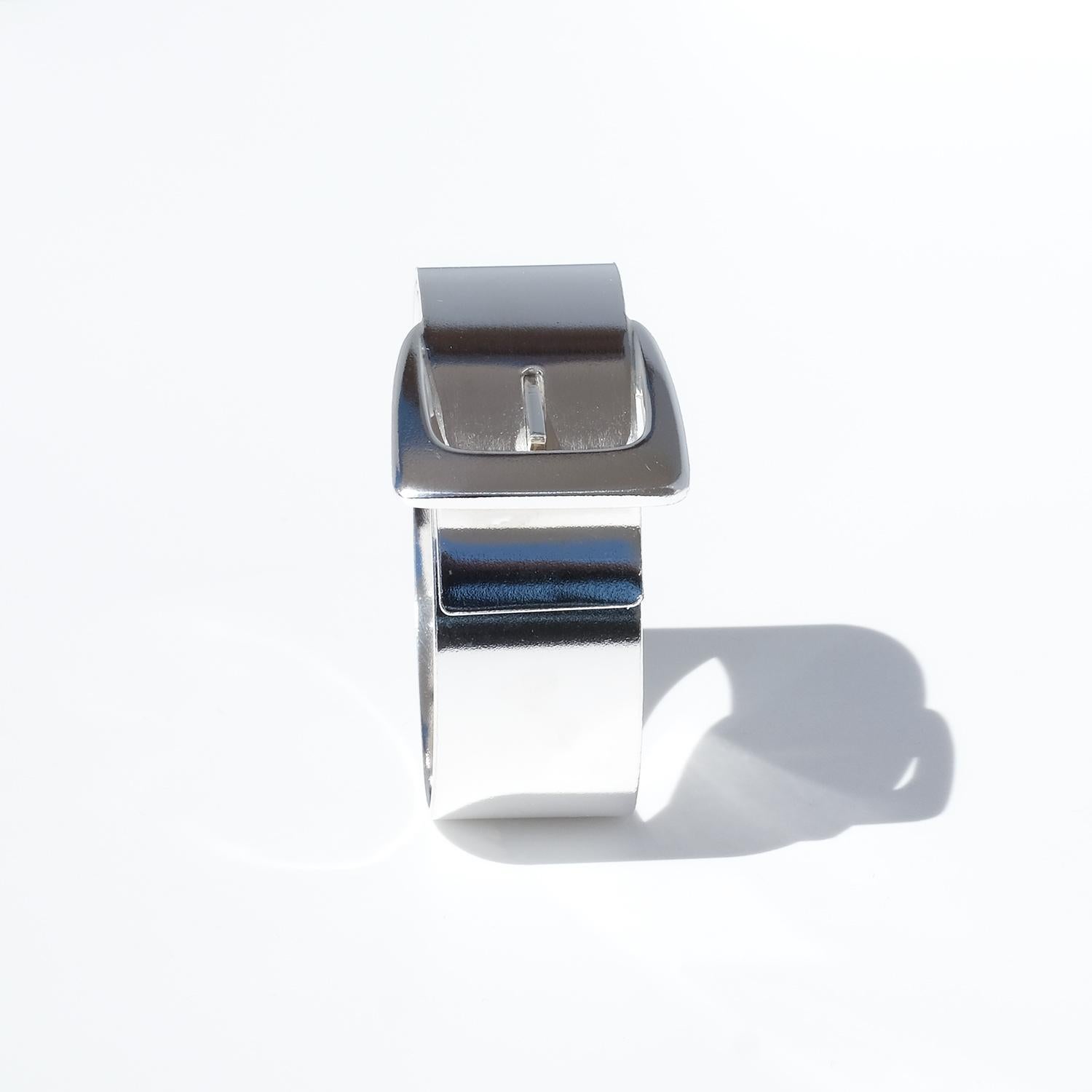 da uomo o donna Bracciale d'argento fisso d'epoca di Dahlgren & Co, realizzato nel 1970 in vendita