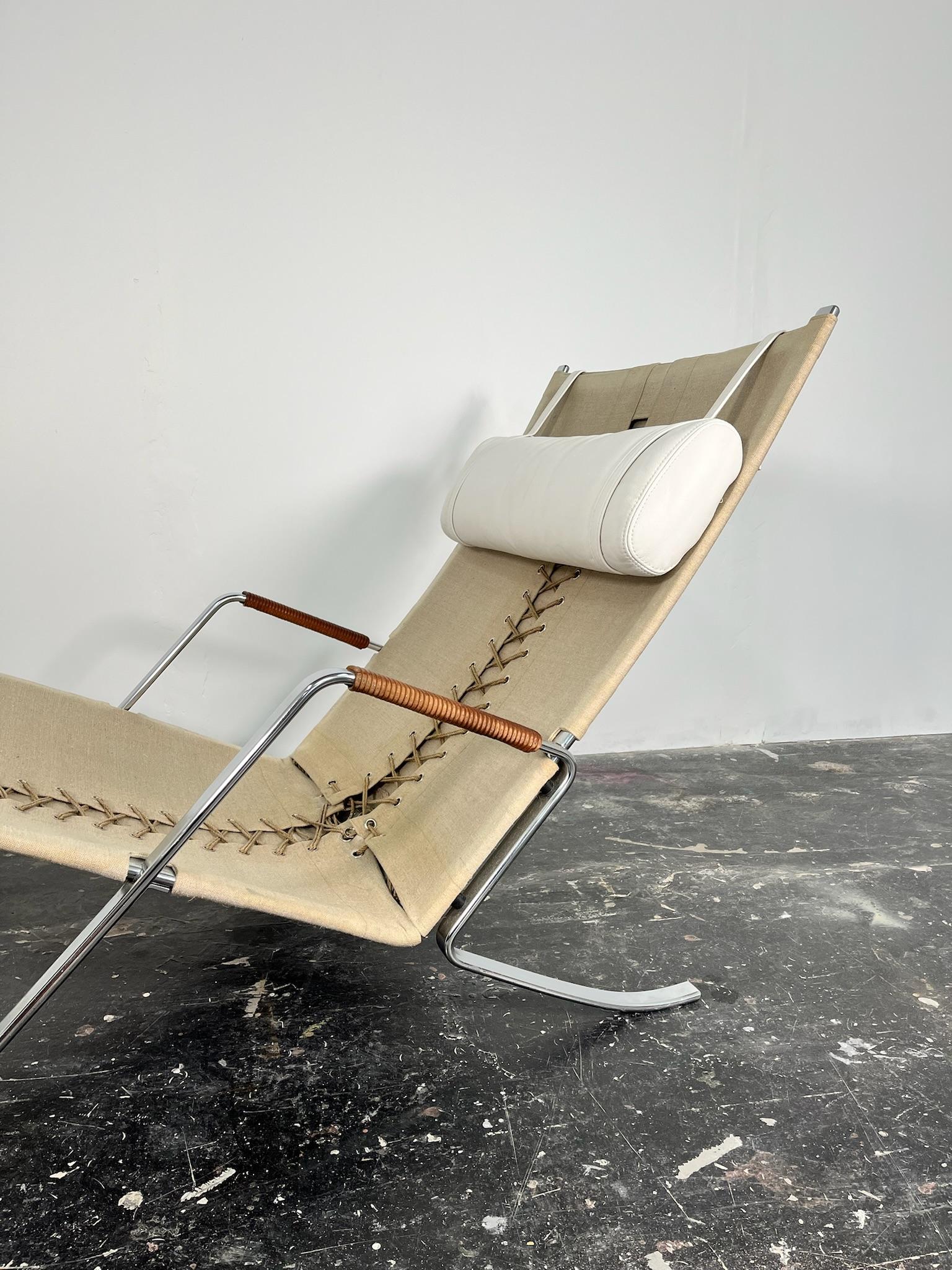 Vintage FK-87 Grasshopper Chaise Lounge von Preben Fabricius + Jørgen Kastholm im Angebot 3