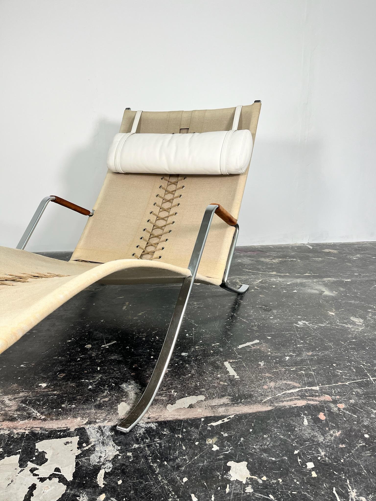 Vintage FK-87 Grasshopper Chaise Lounge von Preben Fabricius + Jørgen Kastholm im Angebot 4