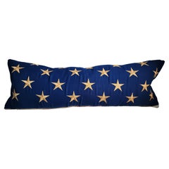 Vintage Flag Bolster Pillow