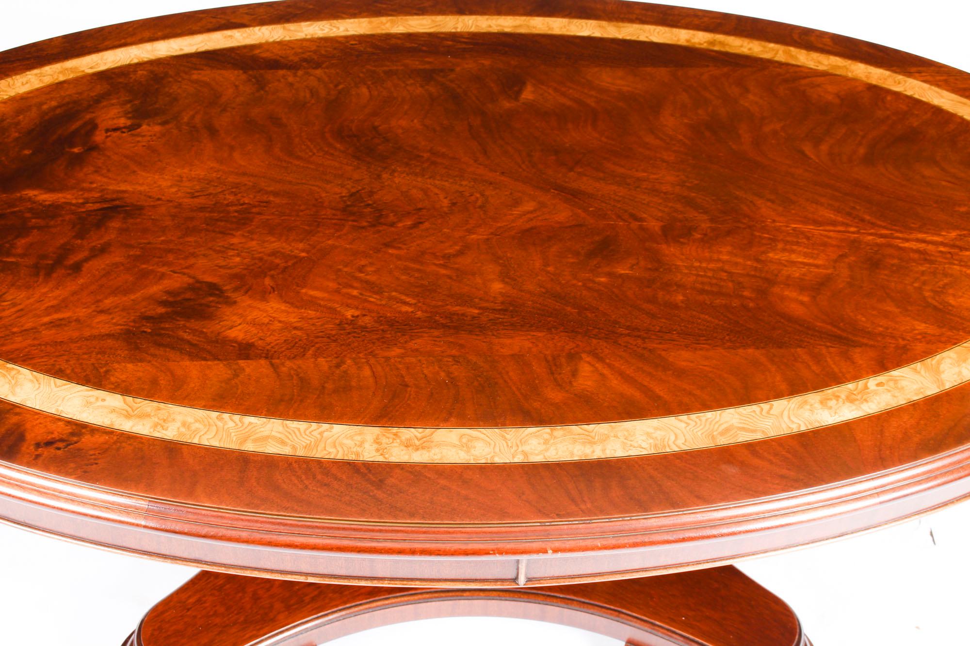 oval mahogany coffee table