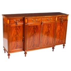 Vintage Flame Mahogany Sideboard by William Tillman, 20th C