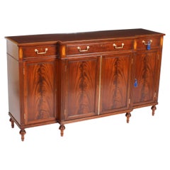 Vintage Flame Mahogany Sideboard by William Tillman, 20th Century