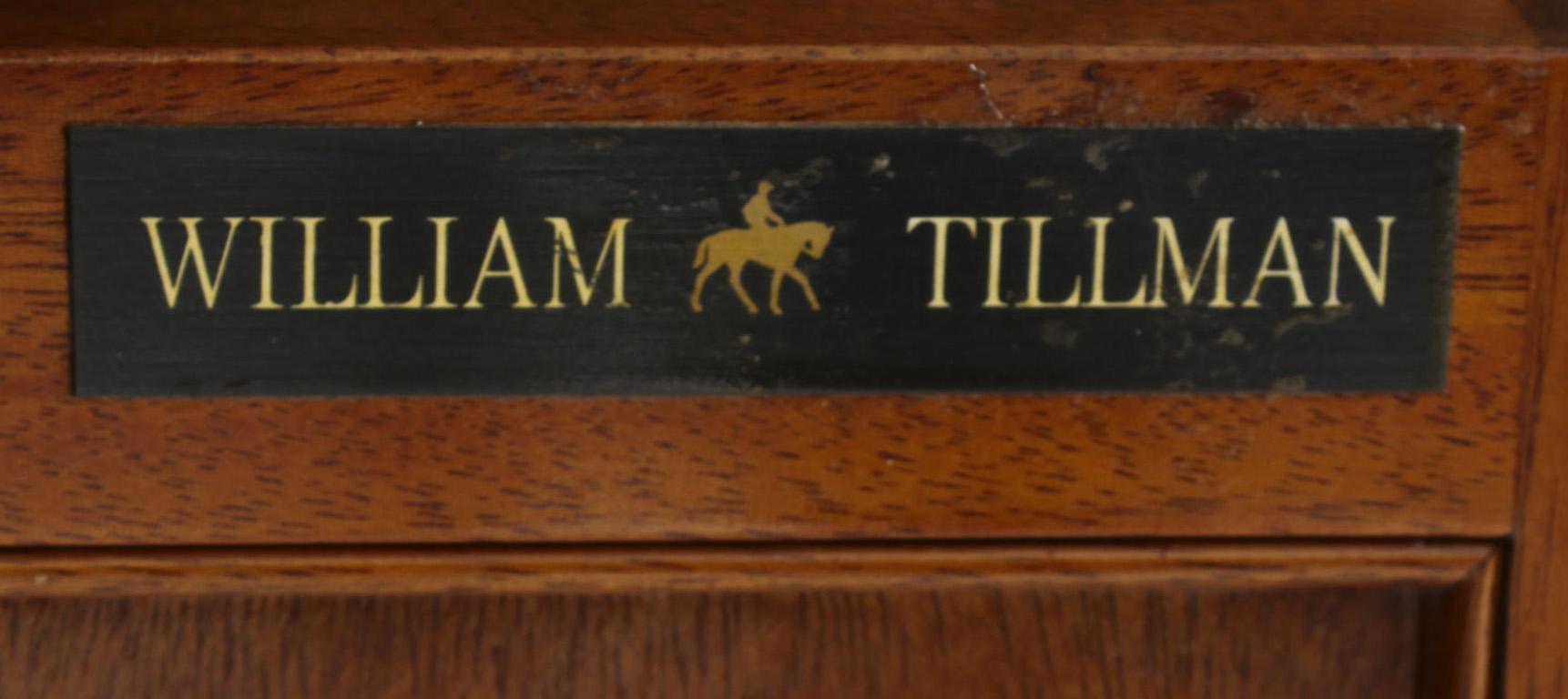 Vintage- Sideboard aus geflammtem Mahagoni von William Tillman, spätes 20. Jahrhundert im Angebot 10