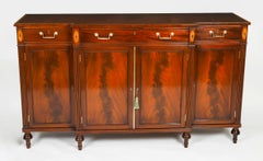 Vintage Flame Mahogany Sideboard by William Tillman Late 20th Century