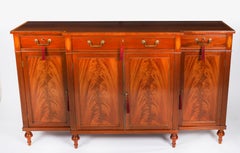 Vintage Flame Mahogany Sideboard by William Tillman Late 20th Century