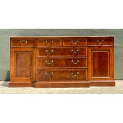 Vintage Flame Mahogany Sideboard Cabinet