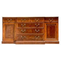 Vintage Flame Mahogany Sideboard Cabinet