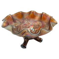 Piatto di Carnevale svasato d'epoca, inglese, Lustre Art, Bonbon Bowl, Art Deco, 1930