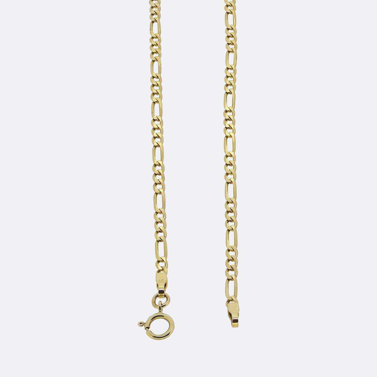 Catena piatta Figaro d'epoca In condizioni buone in vendita a London, GB