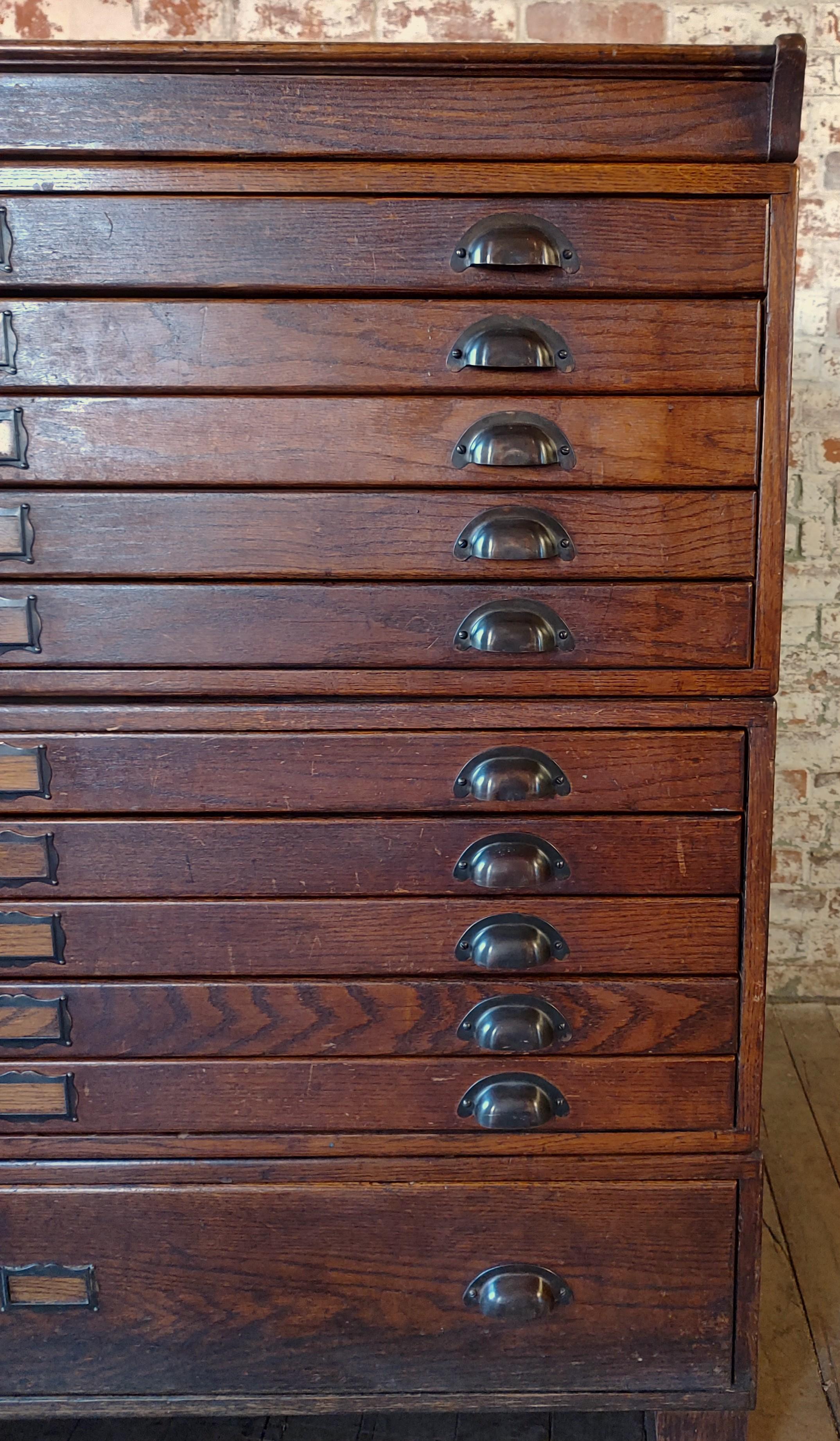 Vintage Flat File Cabinet 3