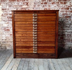 Vintage Flat File Cabinet