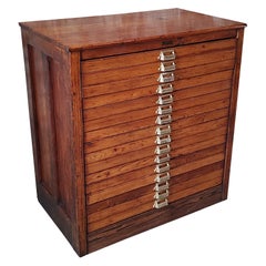Vintage Flat File Cabinet