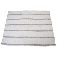 Vintage Flat-Weave Hemp Turkish Rug