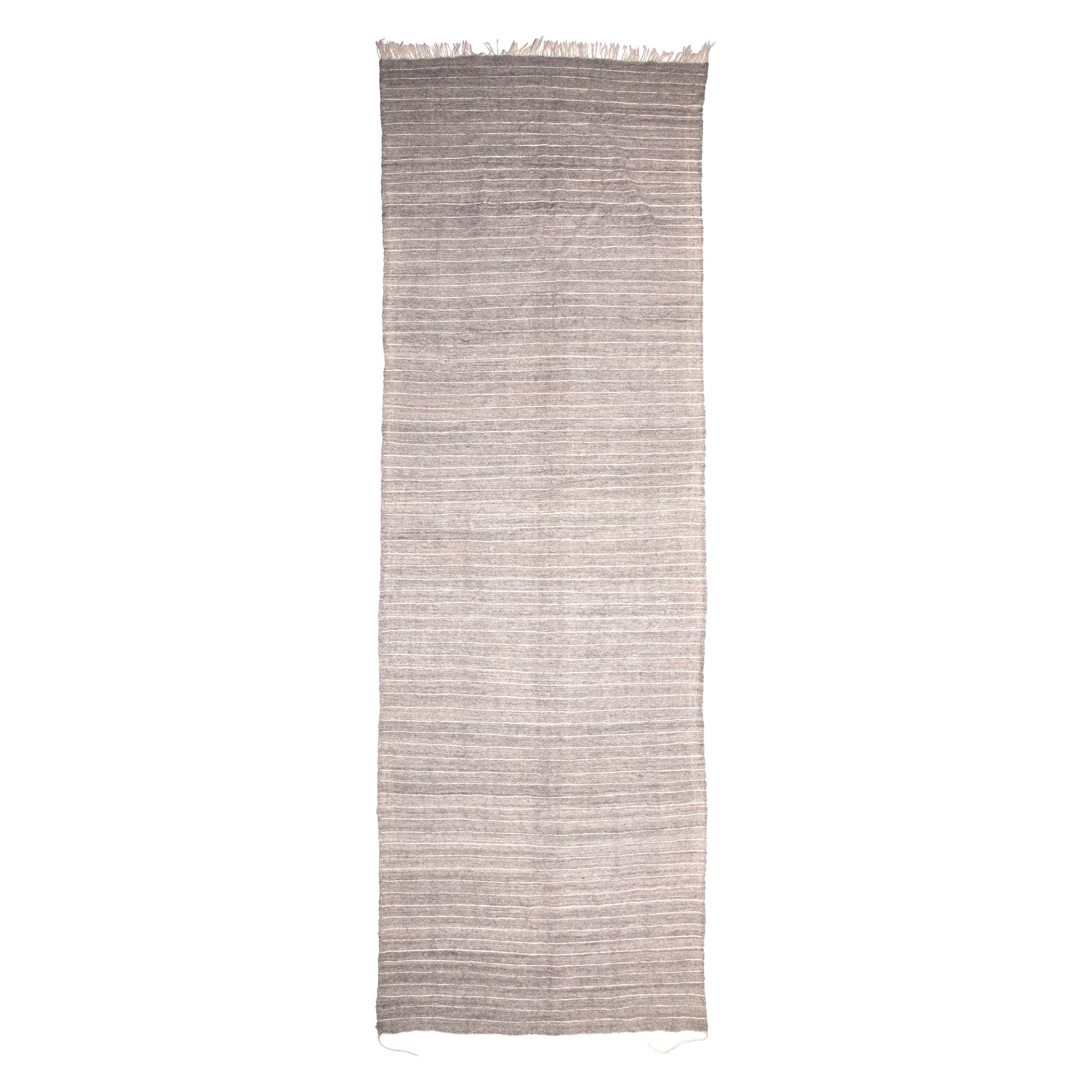 Vintage Flat-Weave Striped Tulu Carpet