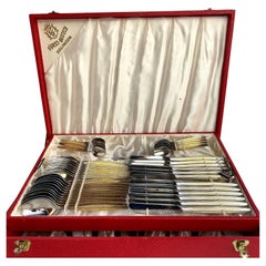 Vintage Flatware Cutlery Set Fürst Besteck Solingen, Set 68, Germany, 1960s