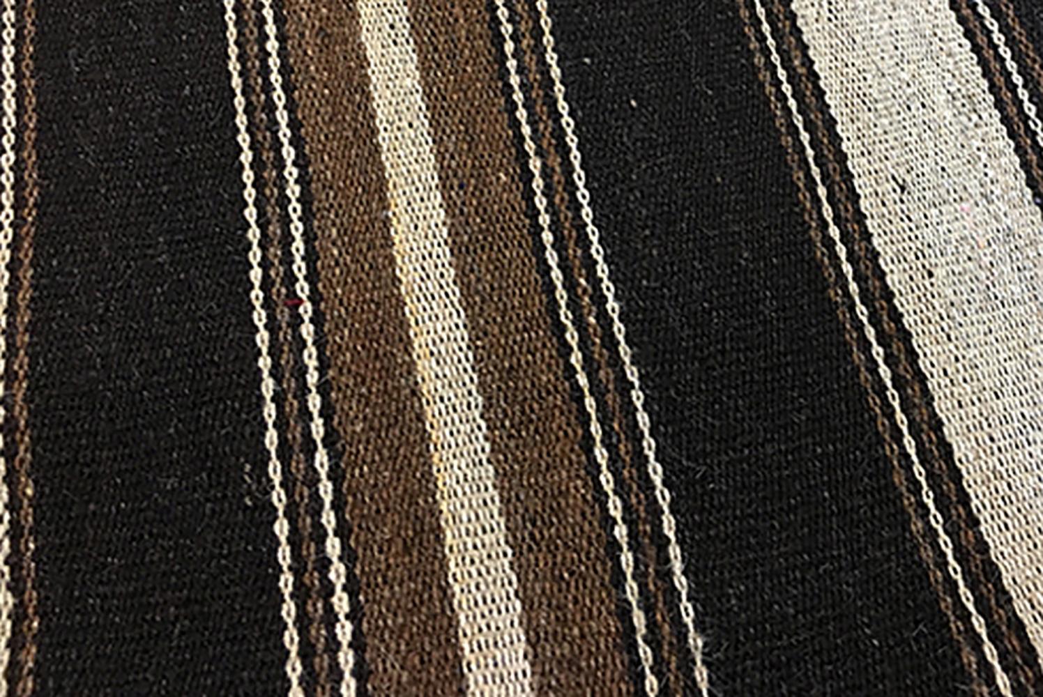 Großer Flachgewebter Vintage-Kelim-Teppich 13'10